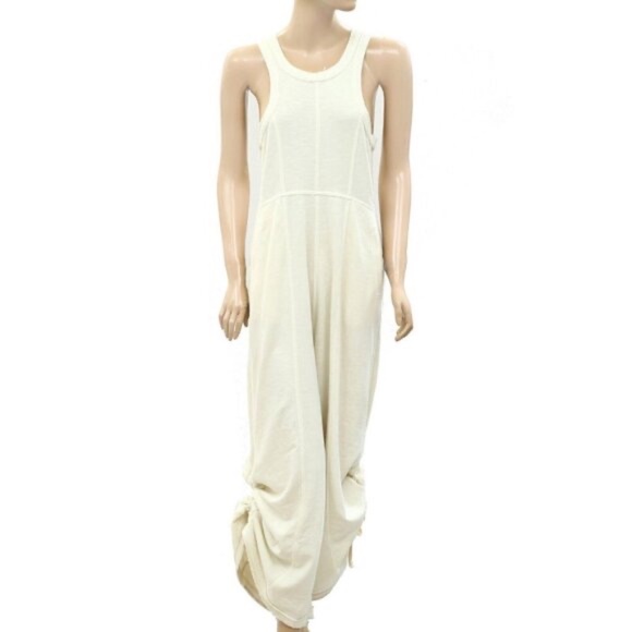Daily Practice by Anthropologie Seamed Wide-Leg Jumpsuit Dress SP NEW - Picture 6 of 9